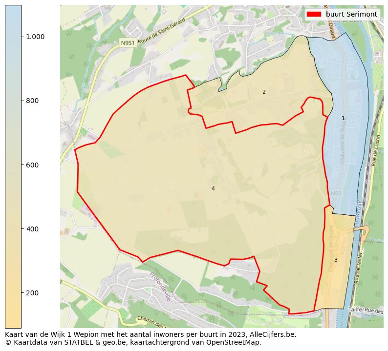 Aantal inwoners op de kaart van de buurt Serimont: Op deze pagina vind je veel informatie over inwoners (zoals de verdeling naar leeftijdsgroepen, gezinssamenstelling, geslacht, autochtoon of Belgisch met een immigratie achtergrond,...), woningen (aantallen, types, prijs ontwikkeling, gebruik, type eigendom,...) en méér (autobezit, energieverbruik,...)  op basis van open data van STATBEL en diverse andere bronnen!