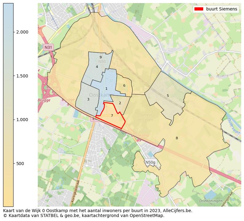 Aantal inwoners op de kaart van de buurt Siemens: Op deze pagina vind je veel informatie over inwoners (zoals de verdeling naar leeftijdsgroepen, gezinssamenstelling, geslacht, autochtoon of Belgisch met een immigratie achtergrond,...), woningen (aantallen, types, prijs ontwikkeling, gebruik, type eigendom,...) en méér (autobezit, energieverbruik,...)  op basis van open data van STATBEL en diverse andere bronnen!