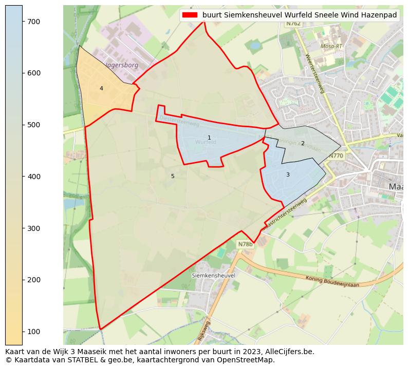 Aantal inwoners op de kaart van de buurt Siemkensheuvel Wurfeld Sneele Wind Hazenpad: Op deze pagina vind je veel informatie over inwoners (zoals de verdeling naar leeftijdsgroepen, gezinssamenstelling, geslacht, autochtoon of Belgisch met een immigratie achtergrond,...), woningen (aantallen, types, prijs ontwikkeling, gebruik, type eigendom,...) en méér (autobezit, energieverbruik,...)  op basis van open data van STATBEL en diverse andere bronnen!