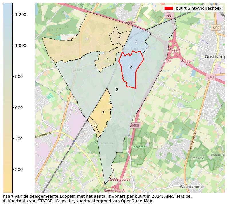 Aantal inwoners op de kaart van de buurt Sint-Andrieshoek: Op deze pagina vind je veel informatie over inwoners (zoals de verdeling naar leeftijdsgroepen, gezinssamenstelling, geslacht, autochtoon of Belgisch met een immigratie achtergrond,...), woningen (aantallen, types, prijs ontwikkeling, gebruik, type eigendom,...) en méér (autobezit, energieverbruik,...)  op basis van open data van STATBEL en diverse andere bronnen!