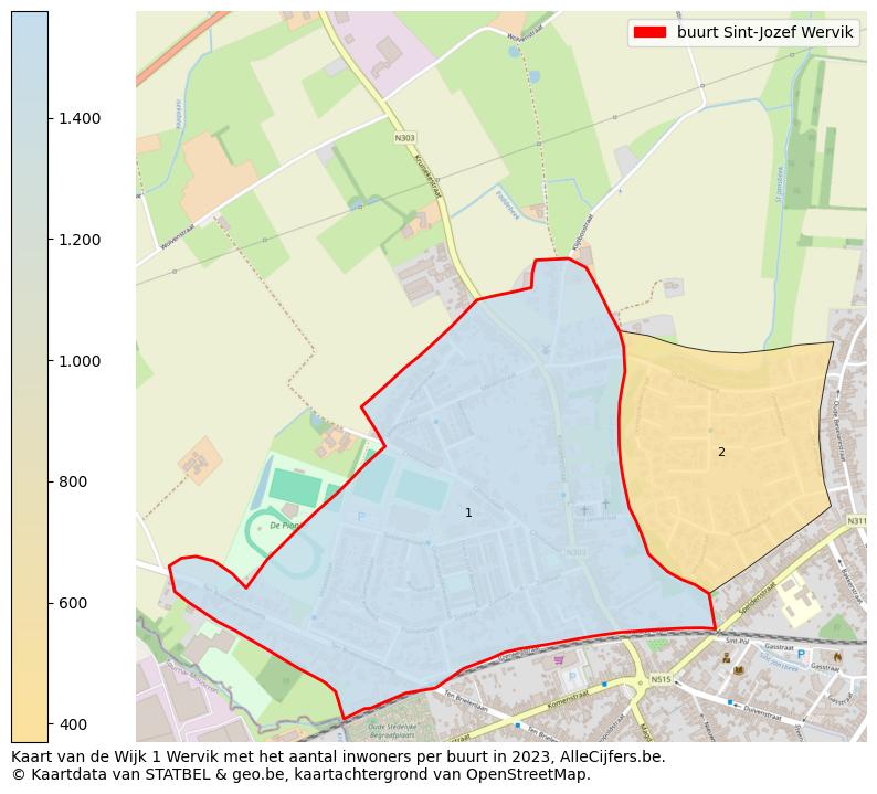 Aantal inwoners op de kaart van de buurt Sint-Jozef: Op deze pagina vind je veel informatie over inwoners (zoals de verdeling naar leeftijdsgroepen, gezinssamenstelling, geslacht, autochtoon of Belgisch met een immigratie achtergrond,...), woningen (aantallen, types, prijs ontwikkeling, gebruik, type eigendom,...) en méér (autobezit, energieverbruik,...)  op basis van open data van STATBEL en diverse andere bronnen!