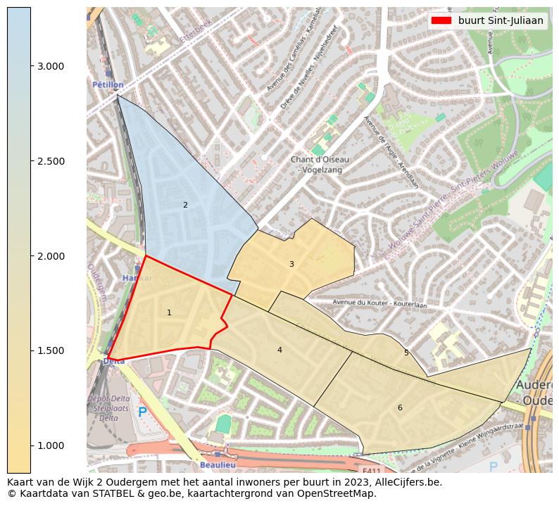 Aantal inwoners op de kaart van de buurt Sint-Juliaan: Op deze pagina vind je veel informatie over inwoners (zoals de verdeling naar leeftijdsgroepen, gezinssamenstelling, geslacht, autochtoon of Belgisch met een immigratie achtergrond,...), woningen (aantallen, types, prijs ontwikkeling, gebruik, type eigendom,...) en méér (autobezit, energieverbruik,...)  op basis van open data van STATBEL en diverse andere bronnen!