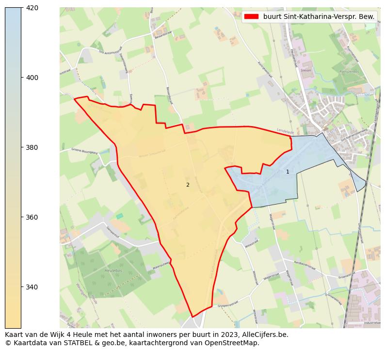 Aantal inwoners op de kaart van de buurt Sint-Katharina-Verspr. Bew.: Op deze pagina vind je veel informatie over inwoners (zoals de verdeling naar leeftijdsgroepen, gezinssamenstelling, geslacht, autochtoon of Belgisch met een immigratie achtergrond,...), woningen (aantallen, types, prijs ontwikkeling, gebruik, type eigendom,...) en méér (autobezit, energieverbruik,...)  op basis van open data van STATBEL en diverse andere bronnen!