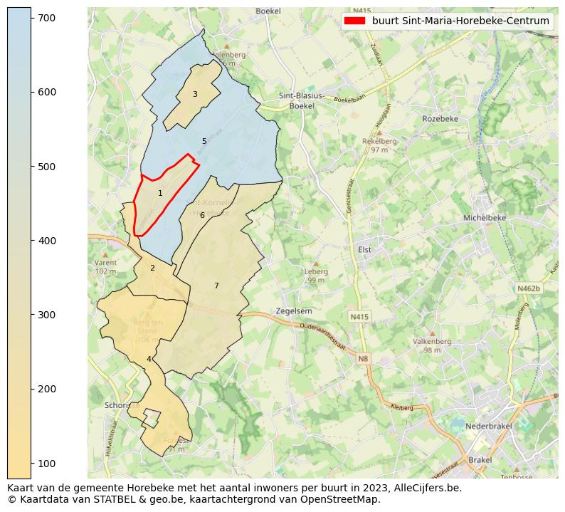 Aantal inwoners op de kaart van de buurt Sint-Maria-Horebeke-Centrum: Op deze pagina vind je veel informatie over inwoners (zoals de verdeling naar leeftijdsgroepen, gezinssamenstelling, geslacht, autochtoon of Belgisch met een immigratie achtergrond,...), woningen (aantallen, types, prijs ontwikkeling, gebruik, type eigendom,...) en méér (autobezit, energieverbruik,...)  op basis van open data van STATBEL en diverse andere bronnen!