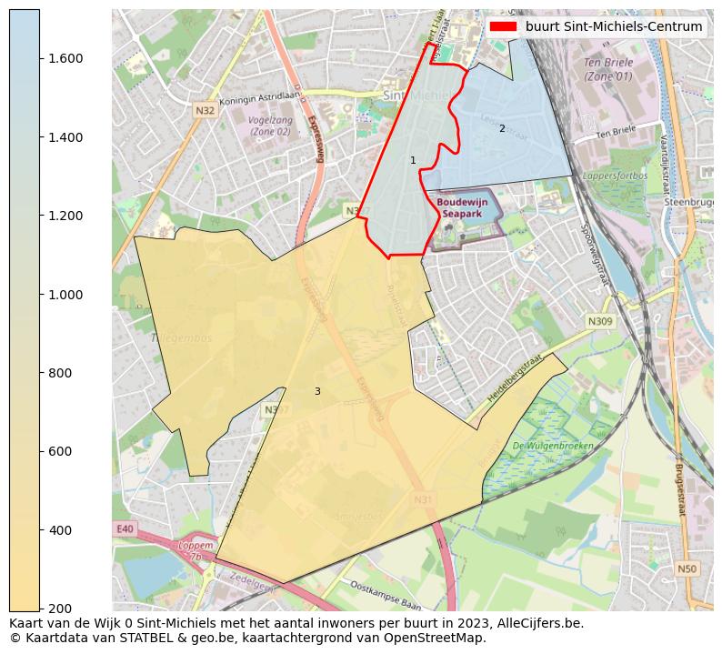 Aantal inwoners op de kaart van de buurt Sint-Michiels-Centrum: Op deze pagina vind je veel informatie over inwoners (zoals de verdeling naar leeftijdsgroepen, gezinssamenstelling, geslacht, autochtoon of Belgisch met een immigratie achtergrond,...), woningen (aantallen, types, prijs ontwikkeling, gebruik, type eigendom,...) en méér (autobezit, energieverbruik,...)  op basis van open data van STATBEL en diverse andere bronnen!