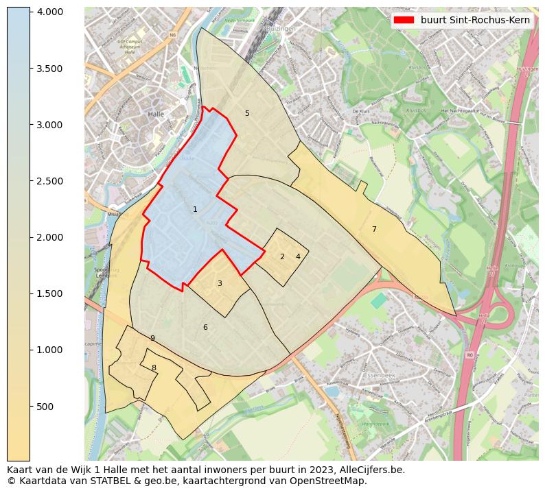 Aantal inwoners op de kaart van de buurt Sint-Rochus-Kern: Op deze pagina vind je veel informatie over inwoners (zoals de verdeling naar leeftijdsgroepen, gezinssamenstelling, geslacht, autochtoon of Belgisch met een immigratie achtergrond,...), woningen (aantallen, types, prijs ontwikkeling, gebruik, type eigendom,...) en méér (autobezit, energieverbruik,...)  op basis van open data van STATBEL en diverse andere bronnen!