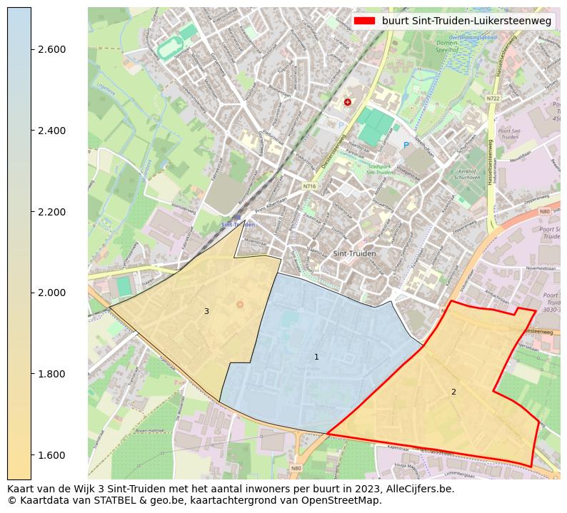 Aantal inwoners op de kaart van de buurt Sint-Truiden-Luikersteenweg: Op deze pagina vind je veel informatie over inwoners (zoals de verdeling naar leeftijdsgroepen, gezinssamenstelling, geslacht, autochtoon of Belgisch met een immigratie achtergrond,...), woningen (aantallen, types, prijs ontwikkeling, gebruik, type eigendom,...) en méér (autobezit, energieverbruik,...)  op basis van open data van STATBEL en diverse andere bronnen!