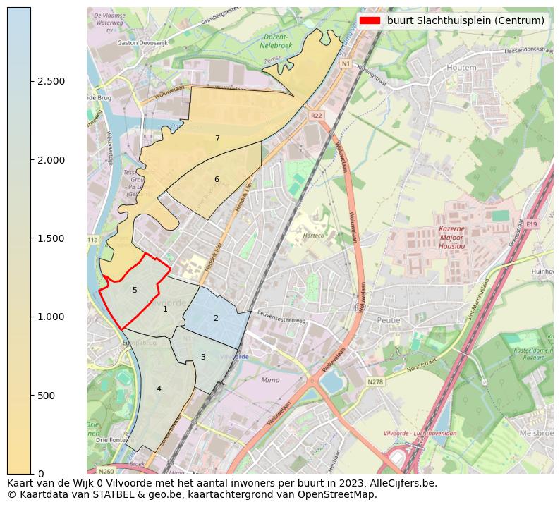 Aantal inwoners op de kaart van de buurt Slachthuisplein (Centrum): Op deze pagina vind je veel informatie over inwoners (zoals de verdeling naar leeftijdsgroepen, gezinssamenstelling, geslacht, autochtoon of Belgisch met een immigratie achtergrond,...), woningen (aantallen, types, prijs ontwikkeling, gebruik, type eigendom,...) en méér (autobezit, energieverbruik,...)  op basis van open data van STATBEL en diverse andere bronnen!