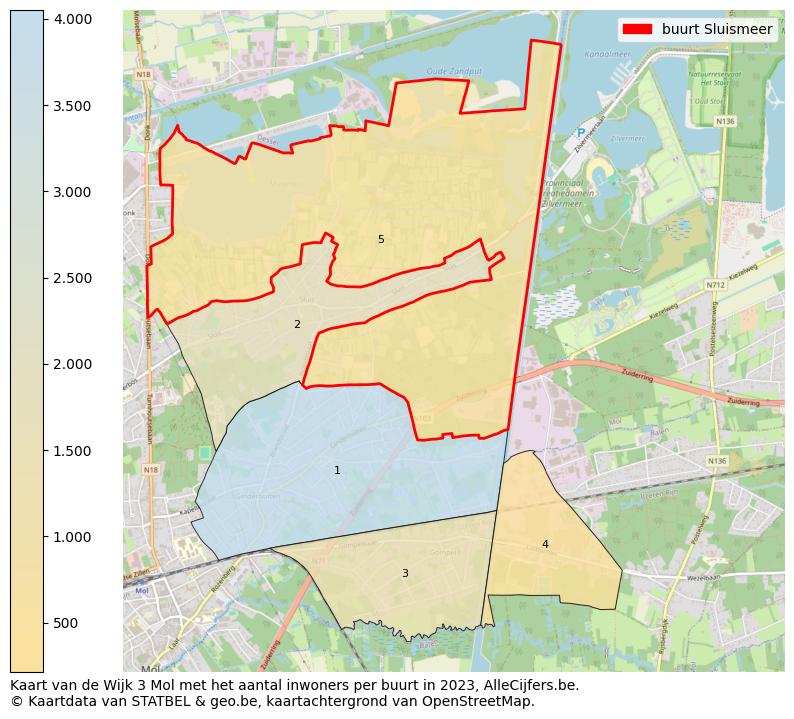 Aantal inwoners op de kaart van de buurt Sluismeer: Op deze pagina vind je veel informatie over inwoners (zoals de verdeling naar leeftijdsgroepen, gezinssamenstelling, geslacht, autochtoon of Belgisch met een immigratie achtergrond,...), woningen (aantallen, types, prijs ontwikkeling, gebruik, type eigendom,...) en méér (autobezit, energieverbruik,...)  op basis van open data van STATBEL en diverse andere bronnen!