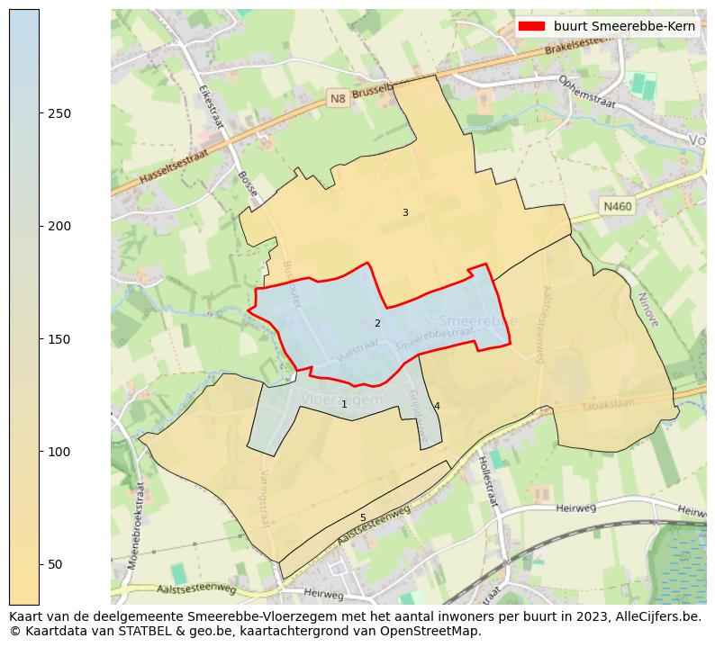 Aantal inwoners op de kaart van de buurt Smeerebbe-Kern: Op deze pagina vind je veel informatie over inwoners (zoals de verdeling naar leeftijdsgroepen, gezinssamenstelling, geslacht, autochtoon of Belgisch met een immigratie achtergrond,...), woningen (aantallen, types, prijs ontwikkeling, gebruik, type eigendom,...) en méér (autobezit, energieverbruik,...)  op basis van open data van STATBEL en diverse andere bronnen!