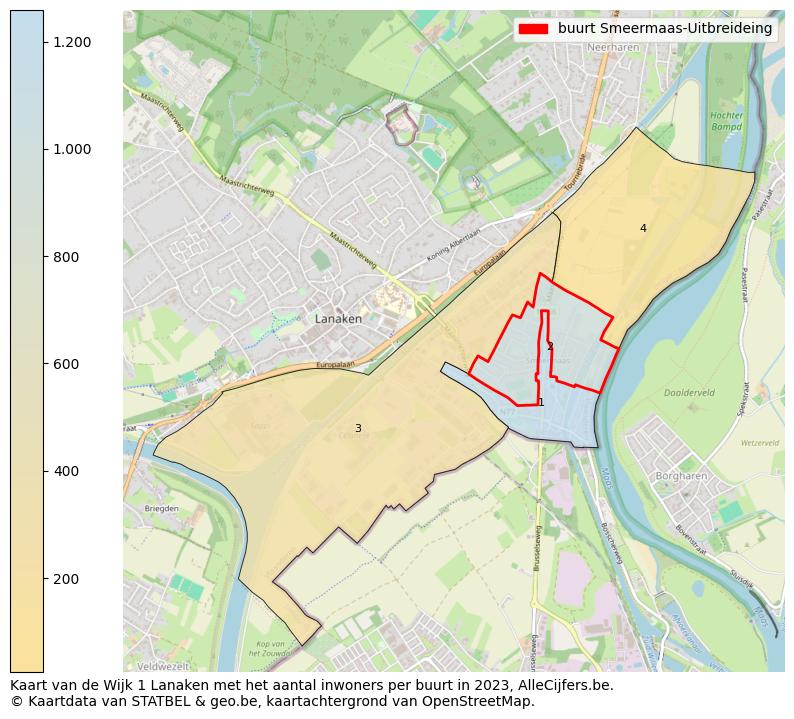 Aantal inwoners op de kaart van de buurt Smeermaas-Uitbreideing: Op deze pagina vind je veel informatie over inwoners (zoals de verdeling naar leeftijdsgroepen, gezinssamenstelling, geslacht, autochtoon of Belgisch met een immigratie achtergrond,...), woningen (aantallen, types, prijs ontwikkeling, gebruik, type eigendom,...) en méér (autobezit, energieverbruik,...)  op basis van open data van STATBEL en diverse andere bronnen!