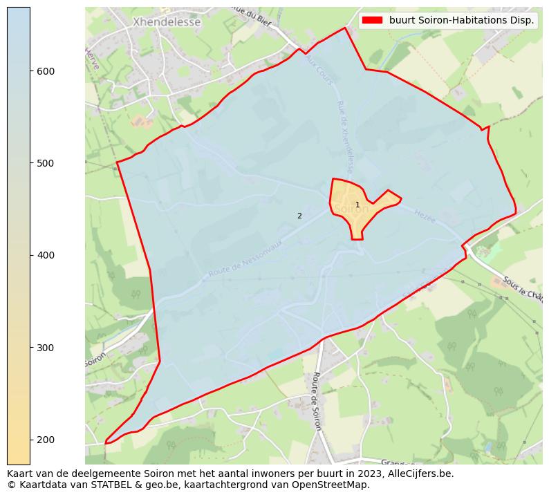 Aantal inwoners op de kaart van de buurt Soiron-Habitations Disp.: Op deze pagina vind je veel informatie over inwoners (zoals de verdeling naar leeftijdsgroepen, gezinssamenstelling, geslacht, autochtoon of Belgisch met een immigratie achtergrond,...), woningen (aantallen, types, prijs ontwikkeling, gebruik, type eigendom,...) en méér (autobezit, energieverbruik,...)  op basis van open data van STATBEL en diverse andere bronnen!