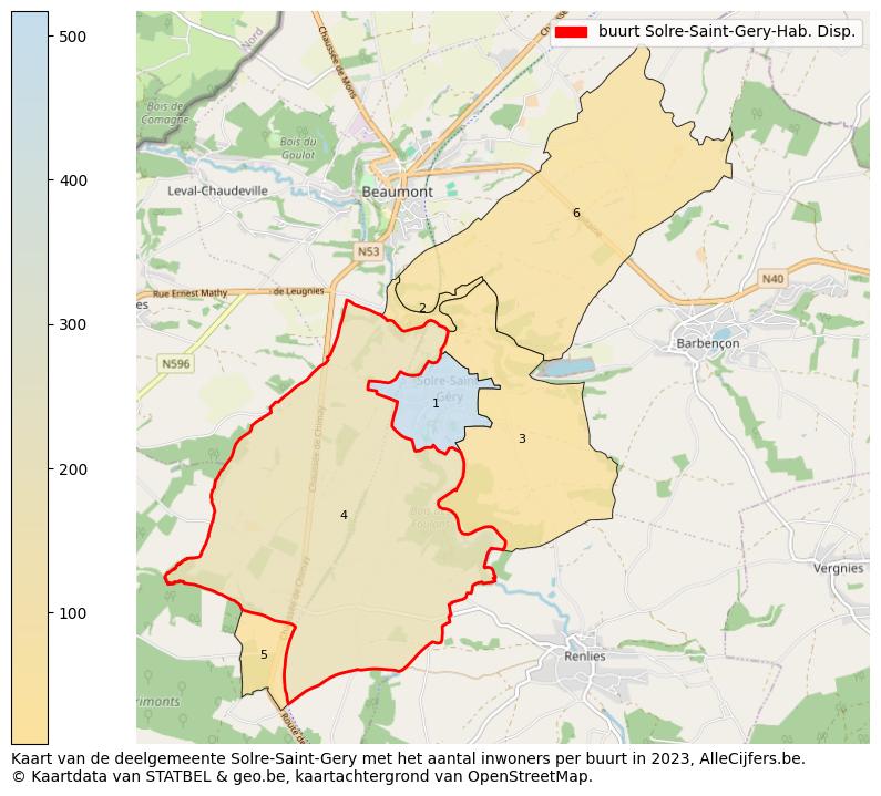 Aantal inwoners op de kaart van de buurt Solre-Saint-Gery-Hab. Disp.: Op deze pagina vind je veel informatie over inwoners (zoals de verdeling naar leeftijdsgroepen, gezinssamenstelling, geslacht, autochtoon of Belgisch met een immigratie achtergrond,...), woningen (aantallen, types, prijs ontwikkeling, gebruik, type eigendom,...) en méér (autobezit, energieverbruik,...)  op basis van open data van STATBEL en diverse andere bronnen!