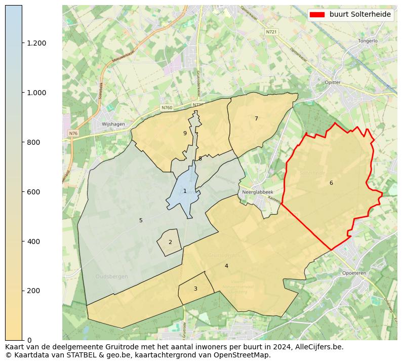 Aantal inwoners op de kaart van de buurt Solterheide: Op deze pagina vind je veel informatie over inwoners (zoals de verdeling naar leeftijdsgroepen, gezinssamenstelling, geslacht, autochtoon of Belgisch met een immigratie achtergrond,...), woningen (aantallen, types, prijs ontwikkeling, gebruik, type eigendom,...) en méér (autobezit, energieverbruik,...)  op basis van open data van STATBEL en diverse andere bronnen!