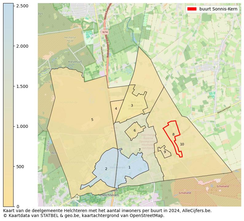 Aantal inwoners op de kaart van de buurt Sonnis-Kern: Op deze pagina vind je veel informatie over inwoners (zoals de verdeling naar leeftijdsgroepen, gezinssamenstelling, geslacht, autochtoon of Belgisch met een immigratie achtergrond,...), woningen (aantallen, types, prijs ontwikkeling, gebruik, type eigendom,...) en méér (autobezit, energieverbruik,...)  op basis van open data van STATBEL en diverse andere bronnen!