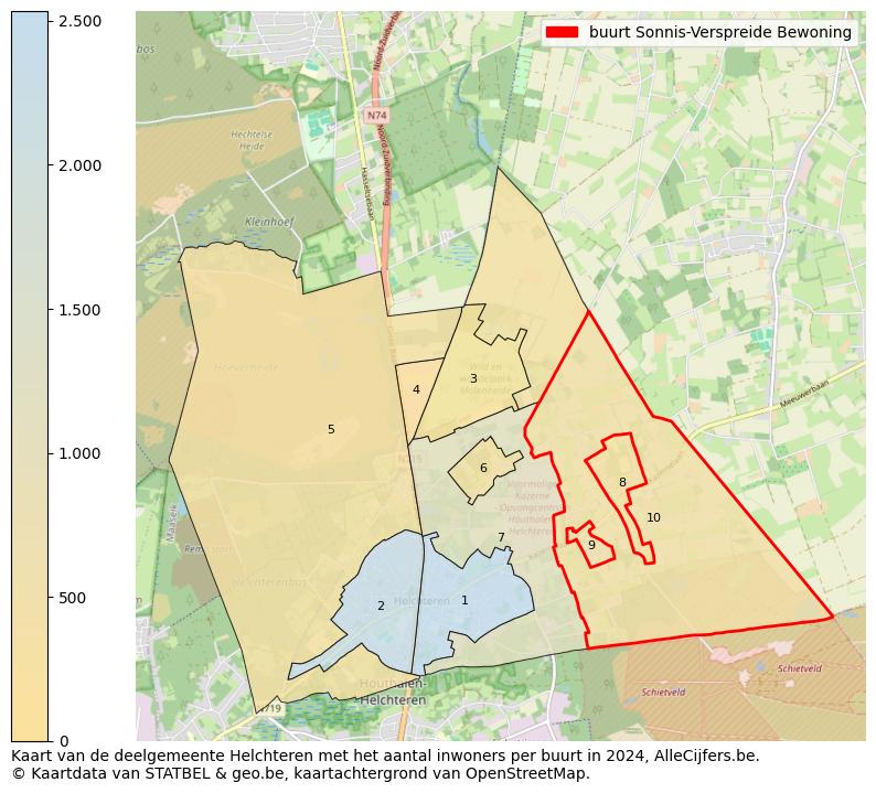 Aantal inwoners op de kaart van de buurt Sonnis-Verspreide Bewoning: Op deze pagina vind je veel informatie over inwoners (zoals de verdeling naar leeftijdsgroepen, gezinssamenstelling, geslacht, autochtoon of Belgisch met een immigratie achtergrond,...), woningen (aantallen, types, prijs ontwikkeling, gebruik, type eigendom,...) en méér (autobezit, energieverbruik,...)  op basis van open data van STATBEL en diverse andere bronnen!