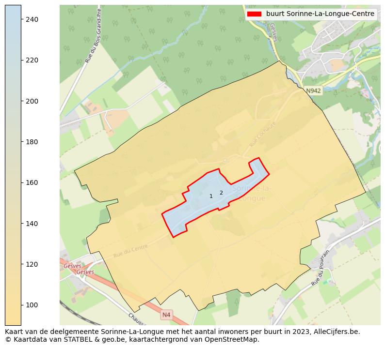 Aantal inwoners op de kaart van de buurt Sorinne-La-Longue-Centre: Op deze pagina vind je veel informatie over inwoners (zoals de verdeling naar leeftijdsgroepen, gezinssamenstelling, geslacht, autochtoon of Belgisch met een immigratie achtergrond,...), woningen (aantallen, types, prijs ontwikkeling, gebruik, type eigendom,...) en méér (autobezit, energieverbruik,...)  op basis van open data van STATBEL en diverse andere bronnen!