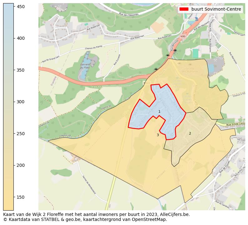Aantal inwoners op de kaart van de buurt Sovimont-Centre: Op deze pagina vind je veel informatie over inwoners (zoals de verdeling naar leeftijdsgroepen, gezinssamenstelling, geslacht, autochtoon of Belgisch met een immigratie achtergrond,...), woningen (aantallen, types, prijs ontwikkeling, gebruik, type eigendom,...) en méér (autobezit, energieverbruik,...)  op basis van open data van STATBEL en diverse andere bronnen!