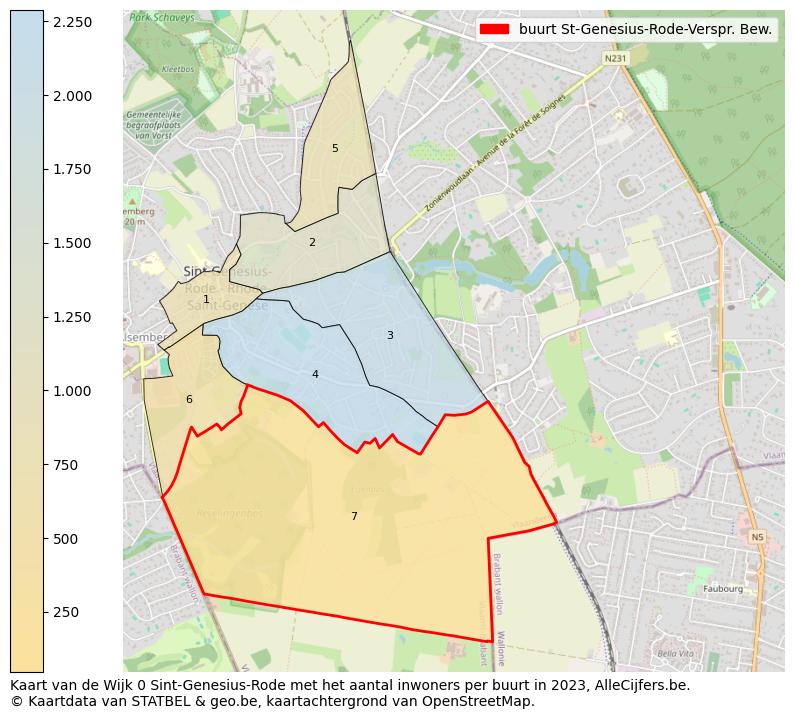 Aantal inwoners op de kaart van de buurt St-Genesius-Rode-Verspr. Bew.: Op deze pagina vind je veel informatie over inwoners (zoals de verdeling naar leeftijdsgroepen, gezinssamenstelling, geslacht, autochtoon of Belgisch met een immigratie achtergrond,...), woningen (aantallen, types, prijs ontwikkeling, gebruik, type eigendom,...) en méér (autobezit, energieverbruik,...)  op basis van open data van STATBEL en diverse andere bronnen!