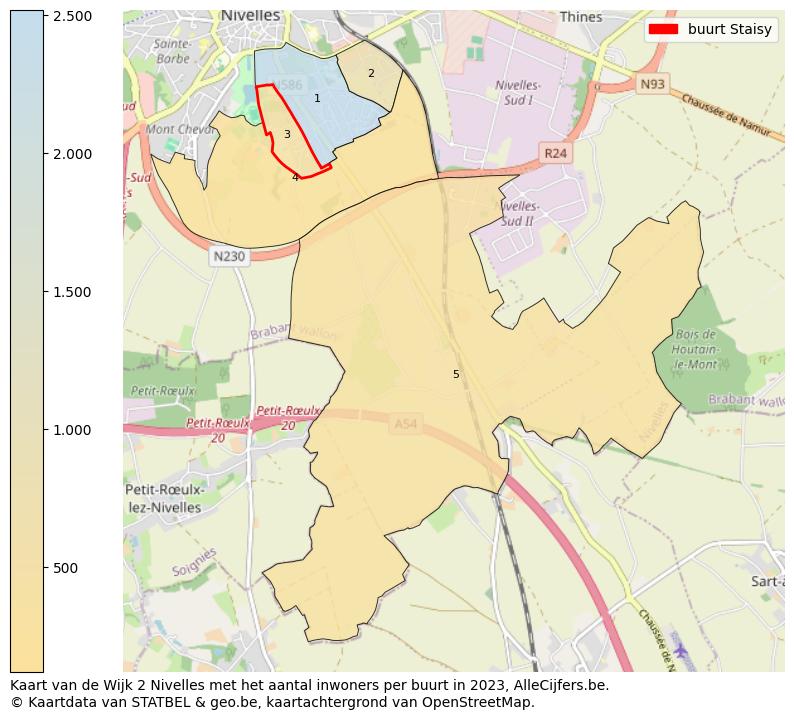 Aantal inwoners op de kaart van de buurt Staisy: Op deze pagina vind je veel informatie over inwoners (zoals de verdeling naar leeftijdsgroepen, gezinssamenstelling, geslacht, autochtoon of Belgisch met een immigratie achtergrond,...), woningen (aantallen, types, prijs ontwikkeling, gebruik, type eigendom,...) en méér (autobezit, energieverbruik,...)  op basis van open data van STATBEL en diverse andere bronnen!