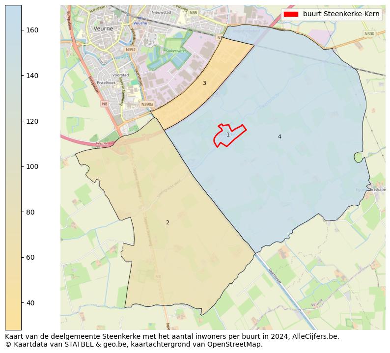 Aantal inwoners op de kaart van de buurt Steenkerke-Kern: Op deze pagina vind je veel informatie over inwoners (zoals de verdeling naar leeftijdsgroepen, gezinssamenstelling, geslacht, autochtoon of Belgisch met een immigratie achtergrond,...), woningen (aantallen, types, prijs ontwikkeling, gebruik, type eigendom,...) en méér (autobezit, energieverbruik,...)  op basis van open data van STATBEL en diverse andere bronnen!