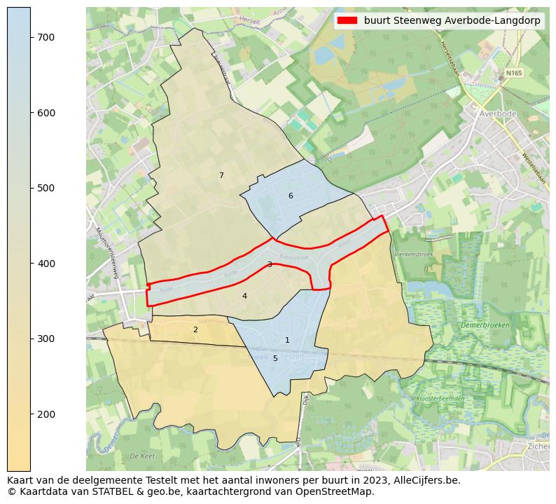 Aantal inwoners op de kaart van de buurt Steenweg Averbode-Langdorp: Op deze pagina vind je veel informatie over inwoners (zoals de verdeling naar leeftijdsgroepen, gezinssamenstelling, geslacht, autochtoon of Belgisch met een immigratie achtergrond,...), woningen (aantallen, types, prijs ontwikkeling, gebruik, type eigendom,...) en méér (autobezit, energieverbruik,...)  op basis van open data van STATBEL en diverse andere bronnen!