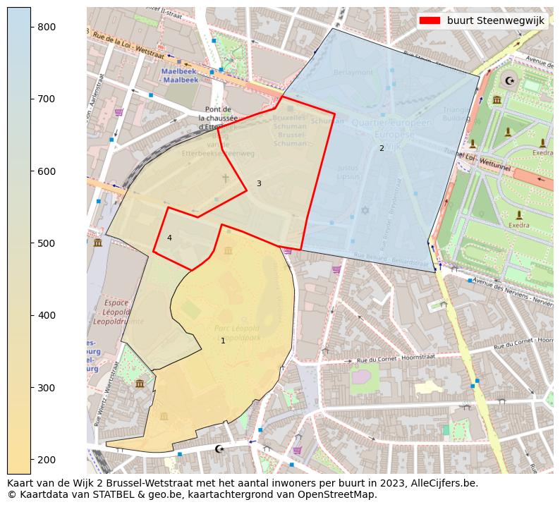 Aantal inwoners op de kaart van de buurt Steenwegwijk: Op deze pagina vind je veel informatie over inwoners (zoals de verdeling naar leeftijdsgroepen, gezinssamenstelling, geslacht, autochtoon of Belgisch met een immigratie achtergrond,...), woningen (aantallen, types, prijs ontwikkeling, gebruik, type eigendom,...) en méér (autobezit, energieverbruik,...)  op basis van open data van STATBEL en diverse andere bronnen!