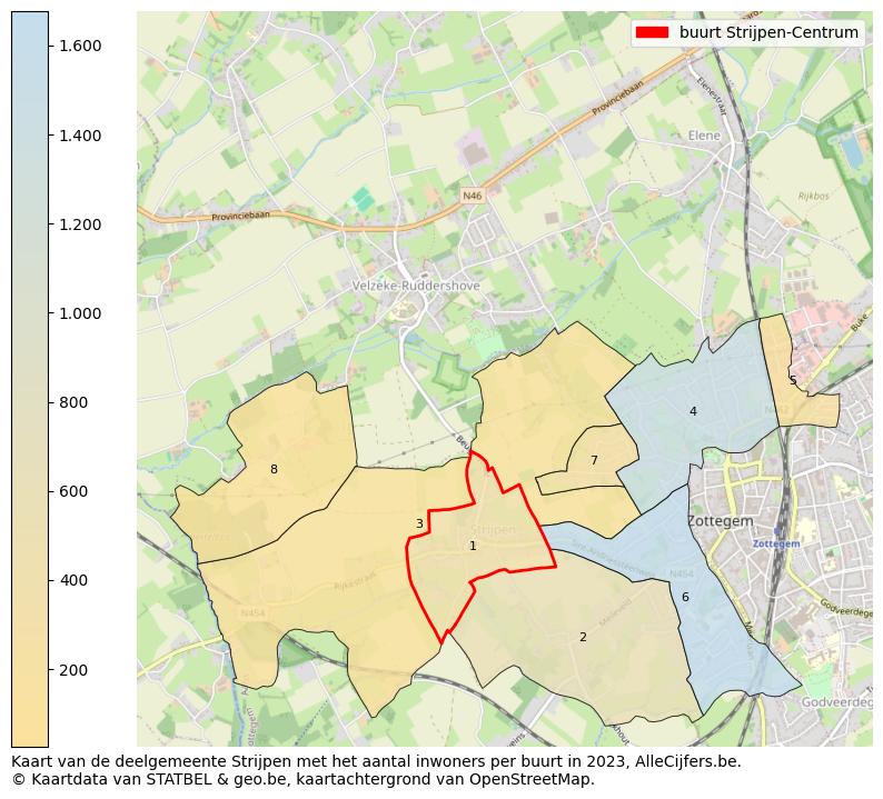 Aantal inwoners op de kaart van de buurt Strijpen-Centrum: Op deze pagina vind je veel informatie over inwoners (zoals de verdeling naar leeftijdsgroepen, gezinssamenstelling, geslacht, autochtoon of Belgisch met een immigratie achtergrond,...), woningen (aantallen, types, prijs ontwikkeling, gebruik, type eigendom,...) en méér (autobezit, energieverbruik,...)  op basis van open data van STATBEL en diverse andere bronnen!