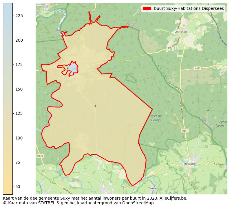 Aantal inwoners op de kaart van de buurt Suxy-Habitations Dispersees: Op deze pagina vind je veel informatie over inwoners (zoals de verdeling naar leeftijdsgroepen, gezinssamenstelling, geslacht, autochtoon of Belgisch met een immigratie achtergrond,...), woningen (aantallen, types, prijs ontwikkeling, gebruik, type eigendom,...) en méér (autobezit, energieverbruik,...)  op basis van open data van STATBEL en diverse andere bronnen!