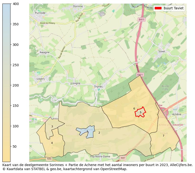 Aantal inwoners op de kaart van de buurt Taviet: Op deze pagina vind je veel informatie over inwoners (zoals de verdeling naar leeftijdsgroepen, gezinssamenstelling, geslacht, autochtoon of Belgisch met een immigratie achtergrond,...), woningen (aantallen, types, prijs ontwikkeling, gebruik, type eigendom,...) en méér (autobezit, energieverbruik,...)  op basis van open data van STATBEL en diverse andere bronnen!