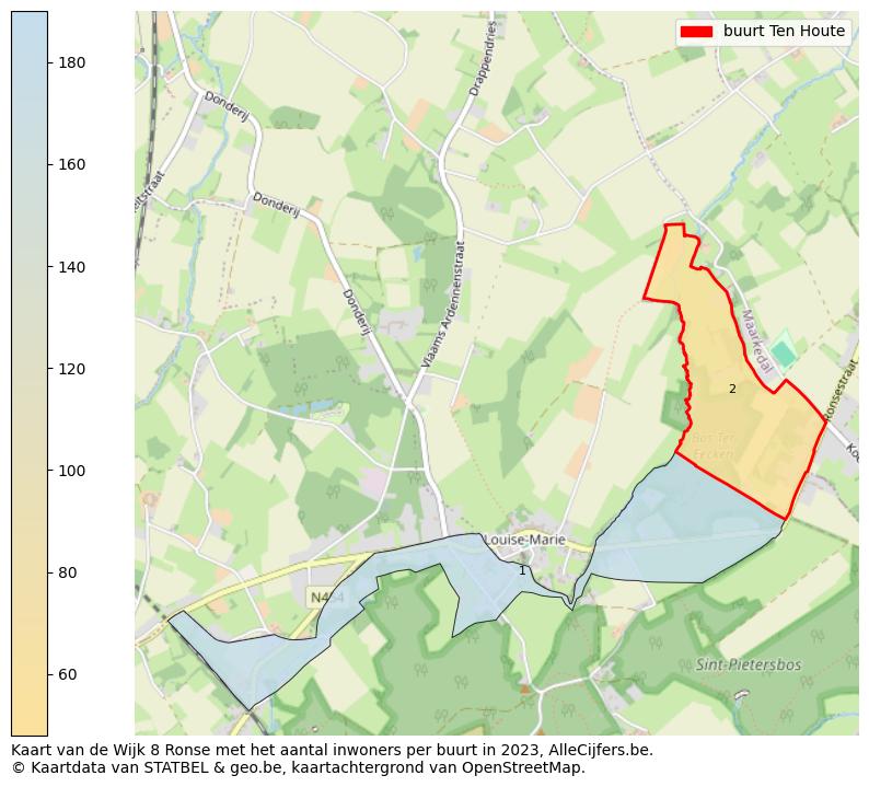 Aantal inwoners op de kaart van de buurt Ten Houte: Op deze pagina vind je veel informatie over inwoners (zoals de verdeling naar leeftijdsgroepen, gezinssamenstelling, geslacht, autochtoon of Belgisch met een immigratie achtergrond,...), woningen (aantallen, types, prijs ontwikkeling, gebruik, type eigendom,...) en méér (autobezit, energieverbruik,...)  op basis van open data van STATBEL en diverse andere bronnen!
