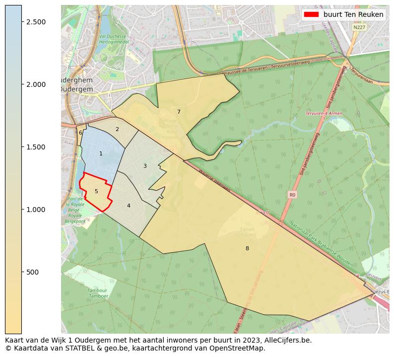 Aantal inwoners op de kaart van de buurt Ten Reuken: Op deze pagina vind je veel informatie over inwoners (zoals de verdeling naar leeftijdsgroepen, gezinssamenstelling, geslacht, autochtoon of Belgisch met een immigratie achtergrond,...), woningen (aantallen, types, prijs ontwikkeling, gebruik, type eigendom,...) en méér (autobezit, energieverbruik,...)  op basis van open data van STATBEL en diverse andere bronnen!