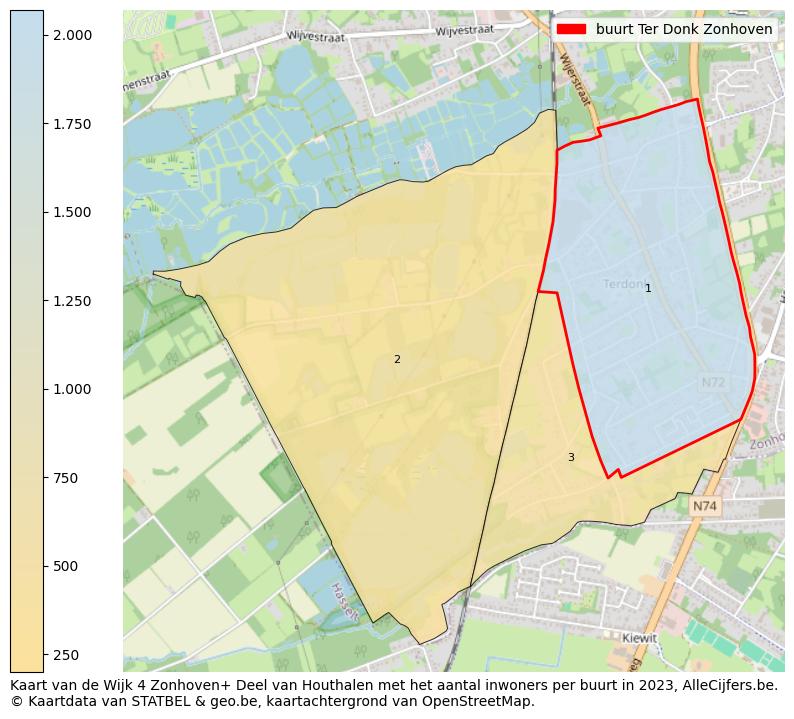 Aantal inwoners op de kaart van de buurt Ter Donk: Op deze pagina vind je veel informatie over inwoners (zoals de verdeling naar leeftijdsgroepen, gezinssamenstelling, geslacht, autochtoon of Belgisch met een immigratie achtergrond,...), woningen (aantallen, types, prijs ontwikkeling, gebruik, type eigendom,...) en méér (autobezit, energieverbruik,...)  op basis van open data van STATBEL en diverse andere bronnen!