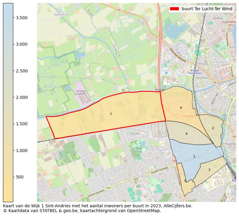 Aantal inwoners op de kaart van de buurt Ter Lucht-Ter Wind: Op deze pagina vind je veel informatie over inwoners (zoals de verdeling naar leeftijdsgroepen, gezinssamenstelling, geslacht, autochtoon of Belgisch met een immigratie achtergrond,...), woningen (aantallen, types, prijs ontwikkeling, gebruik, type eigendom,...) en méér (autobezit, energieverbruik,...)  op basis van open data van STATBEL en diverse andere bronnen!