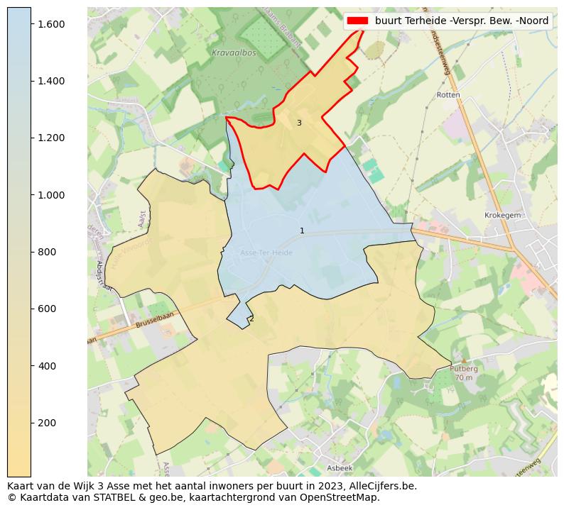 Aantal inwoners op de kaart van de buurt Terheide -Verspr. Bew. -Noord: Op deze pagina vind je veel informatie over inwoners (zoals de verdeling naar leeftijdsgroepen, gezinssamenstelling, geslacht, autochtoon of Belgisch met een immigratie achtergrond,...), woningen (aantallen, types, prijs ontwikkeling, gebruik, type eigendom,...) en méér (autobezit, energieverbruik,...)  op basis van open data van STATBEL en diverse andere bronnen!