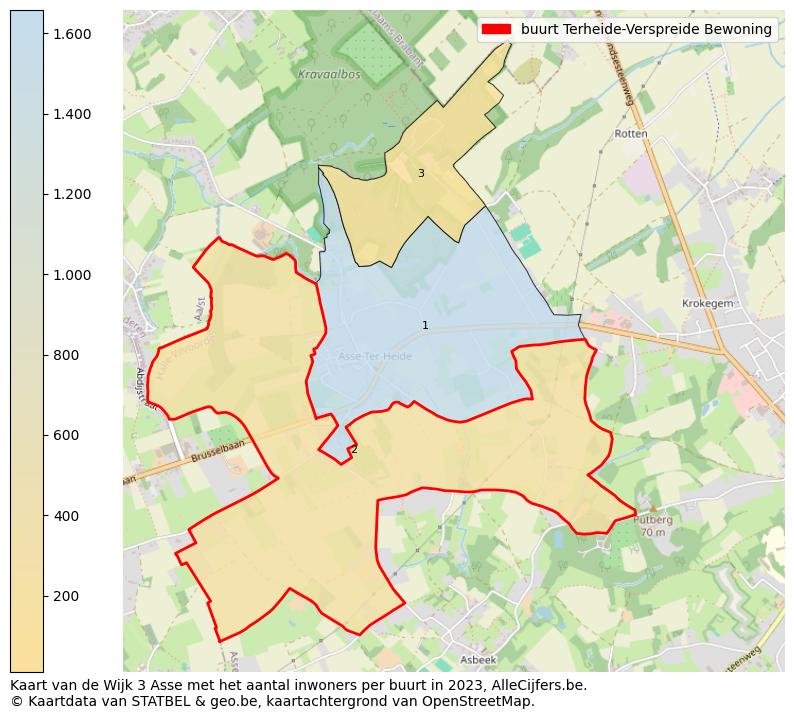 Aantal inwoners op de kaart van de buurt Terheide-Verspreide Bewoning: Op deze pagina vind je veel informatie over inwoners (zoals de verdeling naar leeftijdsgroepen, gezinssamenstelling, geslacht, autochtoon of Belgisch met een immigratie achtergrond,...), woningen (aantallen, types, prijs ontwikkeling, gebruik, type eigendom,...) en méér (autobezit, energieverbruik,...)  op basis van open data van STATBEL en diverse andere bronnen!