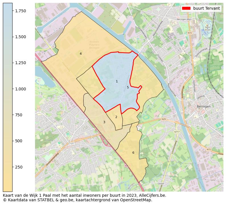 Aantal inwoners op de kaart van de buurt Tervant: Op deze pagina vind je veel informatie over inwoners (zoals de verdeling naar leeftijdsgroepen, gezinssamenstelling, geslacht, autochtoon of Belgisch met een immigratie achtergrond,...), woningen (aantallen, types, prijs ontwikkeling, gebruik, type eigendom,...) en méér (autobezit, energieverbruik,...)  op basis van open data van STATBEL en diverse andere bronnen!