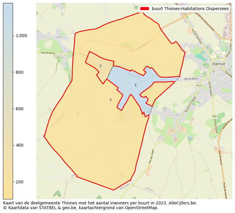 Aantal inwoners op de kaart van de buurt Thisnes-Habitations Dispersees: Op deze pagina vind je veel informatie over inwoners (zoals de verdeling naar leeftijdsgroepen, gezinssamenstelling, geslacht, autochtoon of Belgisch met een immigratie achtergrond,...), woningen (aantallen, types, prijs ontwikkeling, gebruik, type eigendom,...) en méér (autobezit, energieverbruik,...)  op basis van open data van STATBEL en diverse andere bronnen!