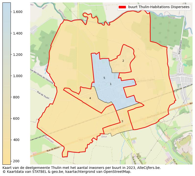 Aantal inwoners op de kaart van de buurt Thulin-Habitations Dispersees: Op deze pagina vind je veel informatie over inwoners (zoals de verdeling naar leeftijdsgroepen, gezinssamenstelling, geslacht, autochtoon of Belgisch met een immigratie achtergrond,...), woningen (aantallen, types, prijs ontwikkeling, gebruik, type eigendom,...) en méér (autobezit, energieverbruik,...)  op basis van open data van STATBEL en diverse andere bronnen!