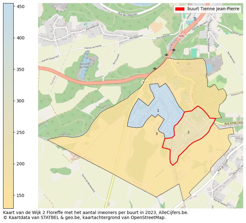 Aantal inwoners op de kaart van de buurt Tienne Jean-Pierre: Op deze pagina vind je veel informatie over inwoners (zoals de verdeling naar leeftijdsgroepen, gezinssamenstelling, geslacht, autochtoon of Belgisch met een immigratie achtergrond,...), woningen (aantallen, types, prijs ontwikkeling, gebruik, type eigendom,...) en méér (autobezit, energieverbruik,...)  op basis van open data van STATBEL en diverse andere bronnen!
