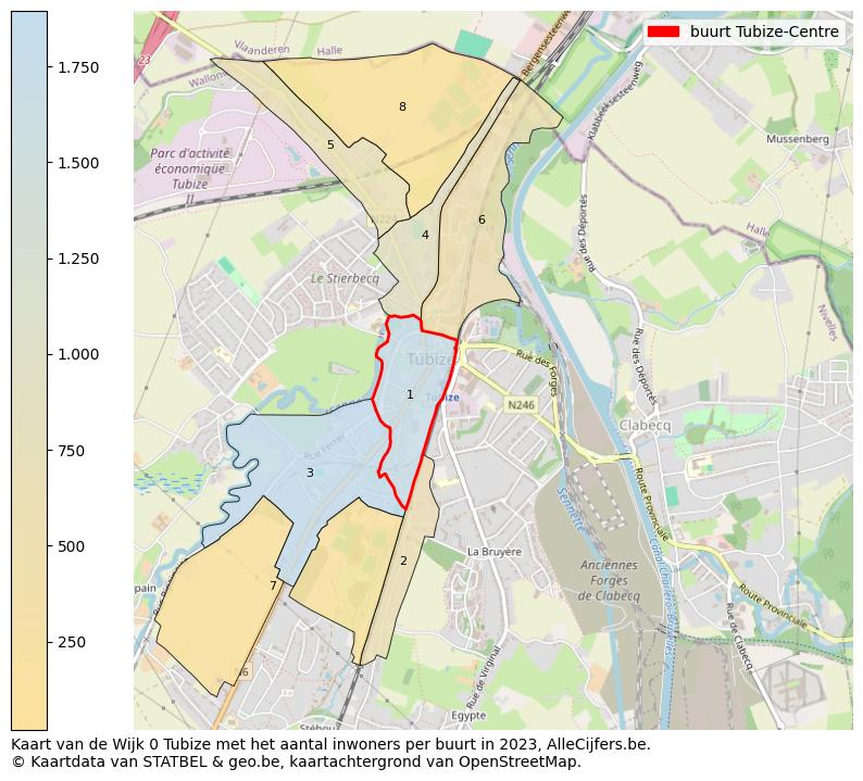 Aantal inwoners op de kaart van de buurt Tubize-Centre: Op deze pagina vind je veel informatie over inwoners (zoals de verdeling naar leeftijdsgroepen, gezinssamenstelling, geslacht, autochtoon of Belgisch met een immigratie achtergrond,...), woningen (aantallen, types, prijs ontwikkeling, gebruik, type eigendom,...) en méér (autobezit, energieverbruik,...)  op basis van open data van STATBEL en diverse andere bronnen!