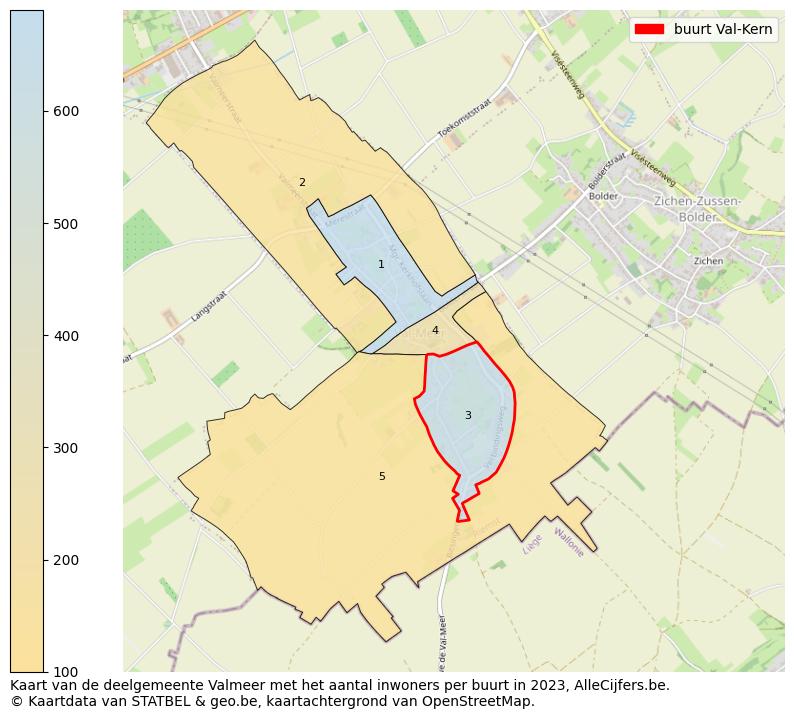 Aantal inwoners op de kaart van de buurt Val-Kern: Op deze pagina vind je veel informatie over inwoners (zoals de verdeling naar leeftijdsgroepen, gezinssamenstelling, geslacht, autochtoon of Belgisch met een immigratie achtergrond,...), woningen (aantallen, types, prijs ontwikkeling, gebruik, type eigendom,...) en méér (autobezit, energieverbruik,...)  op basis van open data van STATBEL en diverse andere bronnen!