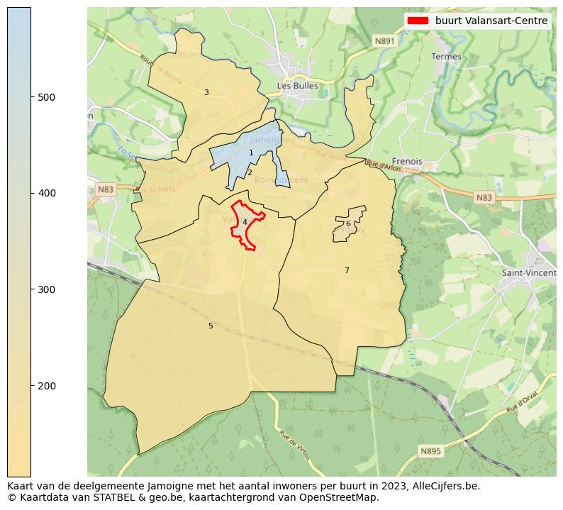 Aantal inwoners op de kaart van de buurt Valansart-Centre: Op deze pagina vind je veel informatie over inwoners (zoals de verdeling naar leeftijdsgroepen, gezinssamenstelling, geslacht, autochtoon of Belgisch met een immigratie achtergrond,...), woningen (aantallen, types, prijs ontwikkeling, gebruik, type eigendom,...) en méér (autobezit, energieverbruik,...)  op basis van open data van STATBEL en diverse andere bronnen!