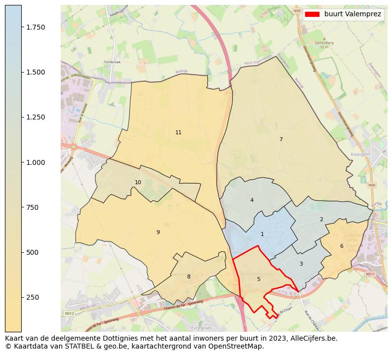 Aantal inwoners op de kaart van de buurt Valemprez: Op deze pagina vind je veel informatie over inwoners (zoals de verdeling naar leeftijdsgroepen, gezinssamenstelling, geslacht, autochtoon of Belgisch met een immigratie achtergrond,...), woningen (aantallen, types, prijs ontwikkeling, gebruik, type eigendom,...) en méér (autobezit, energieverbruik,...)  op basis van open data van STATBEL en diverse andere bronnen!