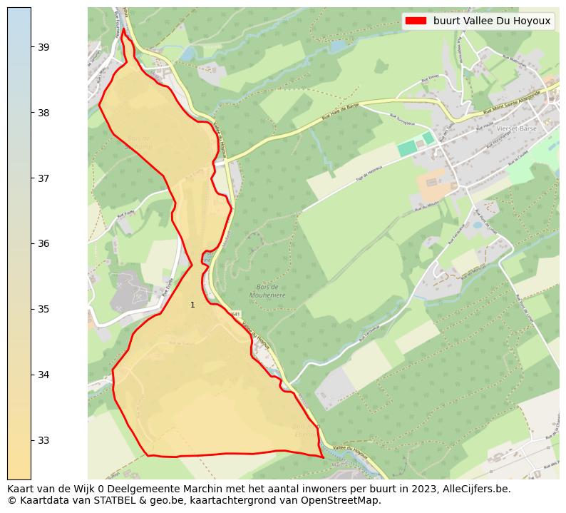 Aantal inwoners op de kaart van de buurt Vallee Du Hoyoux: Op deze pagina vind je veel informatie over inwoners (zoals de verdeling naar leeftijdsgroepen, gezinssamenstelling, geslacht, autochtoon of Belgisch met een immigratie achtergrond,...), woningen (aantallen, types, prijs ontwikkeling, gebruik, type eigendom,...) en méér (autobezit, energieverbruik,...)  op basis van open data van STATBEL en diverse andere bronnen!