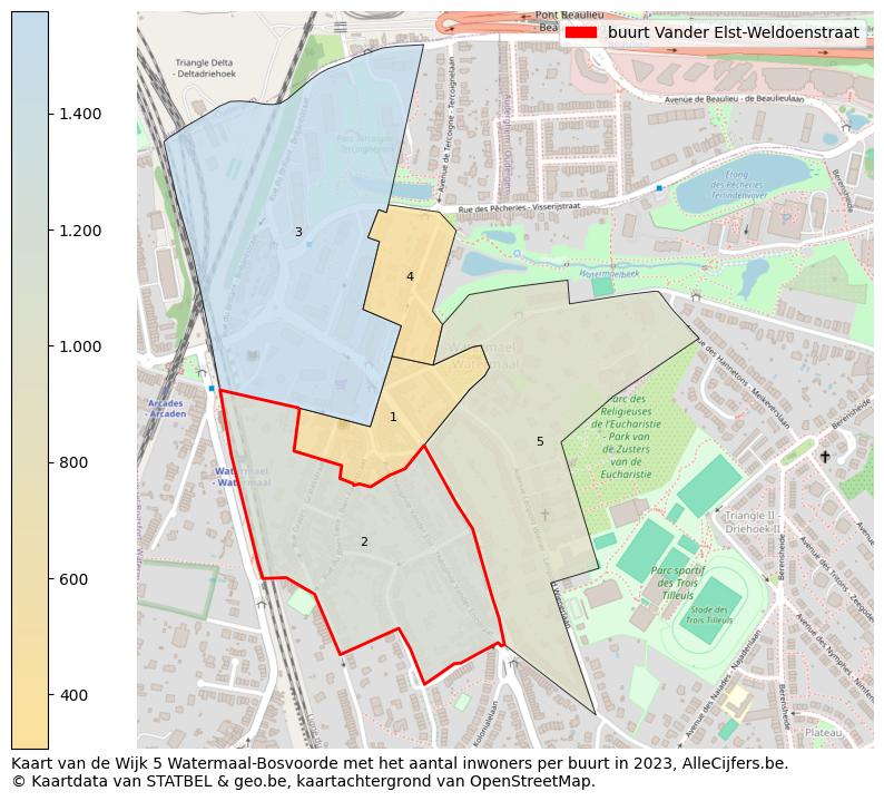 Aantal inwoners op de kaart van de buurt Vander Elst-Weldoenstraat: Op deze pagina vind je veel informatie over inwoners (zoals de verdeling naar leeftijdsgroepen, gezinssamenstelling, geslacht, autochtoon of Belgisch met een immigratie achtergrond,...), woningen (aantallen, types, prijs ontwikkeling, gebruik, type eigendom,...) en méér (autobezit, energieverbruik,...)  op basis van open data van STATBEL en diverse andere bronnen!