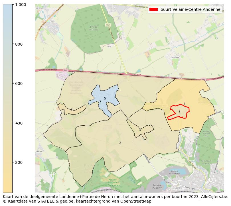 Aantal inwoners op de kaart van de buurt Velaine-Centre: Op deze pagina vind je veel informatie over inwoners (zoals de verdeling naar leeftijdsgroepen, gezinssamenstelling, geslacht, autochtoon of Belgisch met een immigratie achtergrond,...), woningen (aantallen, types, prijs ontwikkeling, gebruik, type eigendom,...) en méér (autobezit, energieverbruik,...)  op basis van open data van STATBEL en diverse andere bronnen!