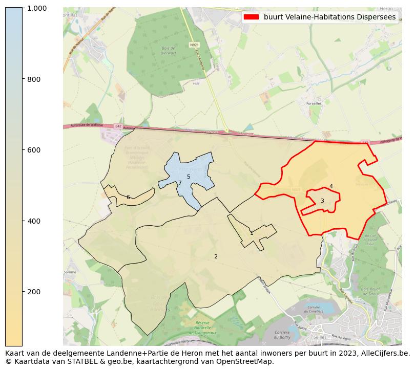 Aantal inwoners op de kaart van de buurt Velaine-Habitations Dispersees: Op deze pagina vind je veel informatie over inwoners (zoals de verdeling naar leeftijdsgroepen, gezinssamenstelling, geslacht, autochtoon of Belgisch met een immigratie achtergrond,...), woningen (aantallen, types, prijs ontwikkeling, gebruik, type eigendom,...) en méér (autobezit, energieverbruik,...)  op basis van open data van STATBEL en diverse andere bronnen!