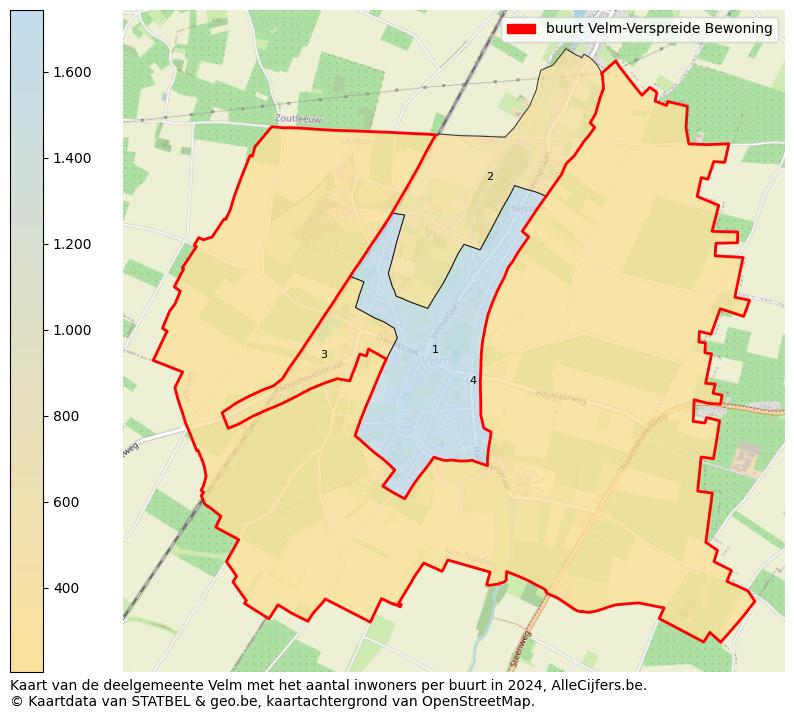 Aantal inwoners op de kaart van de buurt Velm-Verspreide Bewoning: Op deze pagina vind je veel informatie over inwoners (zoals de verdeling naar leeftijdsgroepen, gezinssamenstelling, geslacht, autochtoon of Belgisch met een immigratie achtergrond,...), woningen (aantallen, types, prijs ontwikkeling, gebruik, type eigendom,...) en méér (autobezit, energieverbruik,...)  op basis van open data van STATBEL en diverse andere bronnen!