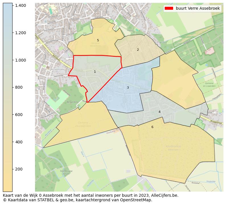 Aantal inwoners op de kaart van de buurt Verre Assebroek: Op deze pagina vind je veel informatie over inwoners (zoals de verdeling naar leeftijdsgroepen, gezinssamenstelling, geslacht, autochtoon of Belgisch met een immigratie achtergrond,...), woningen (aantallen, types, prijs ontwikkeling, gebruik, type eigendom,...) en méér (autobezit, energieverbruik,...)  op basis van open data van STATBEL en diverse andere bronnen!